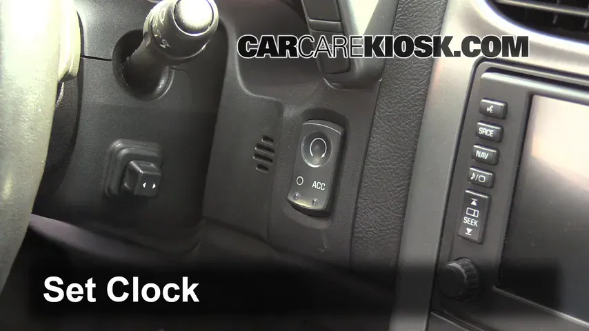 2006 Chevrolet Corvette 6.0L V8 Convertible Clock